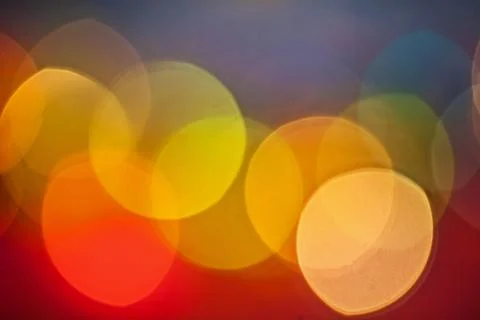Abstract multicoloured bokeh Stock Photos