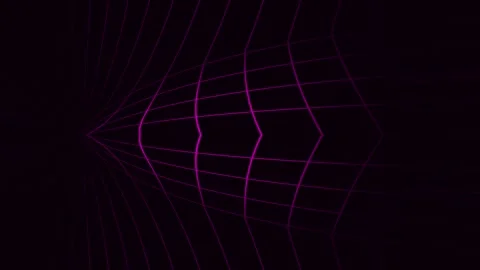 Abstract multidimensional wave grid with futuristic technology motion backg.. Видео 335544693