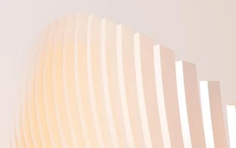 Abstract multilevel curves background, 3d rendering. Stock Illustration