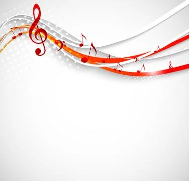 Abstract music background Stock Illustration