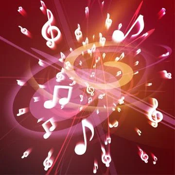 Abstract Music Background Illustrazione stock
