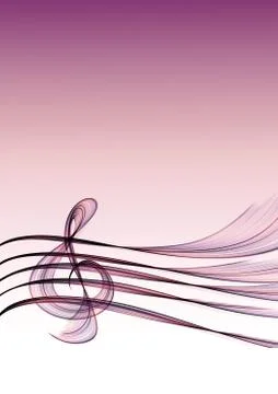 Abstract music background Stock Illustration