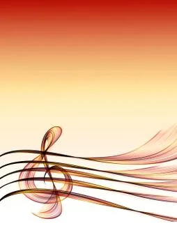 Abstract music background Stock Illustration