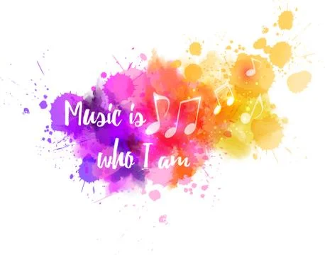 Abstract music background Stock Illustration