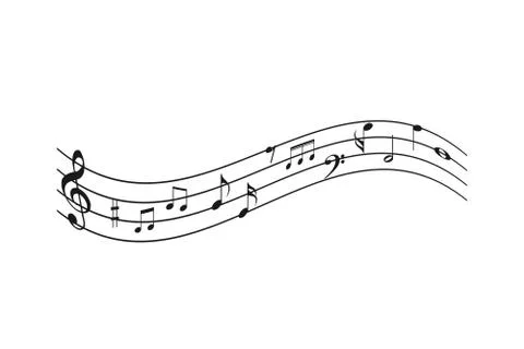 Abstract music background Stock-Illustration