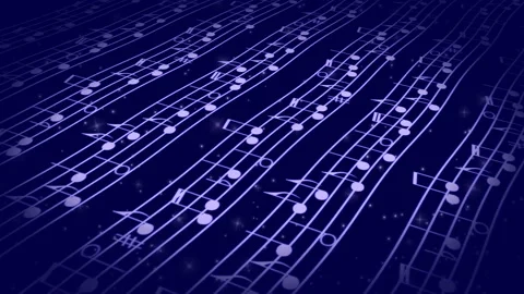 Abstract music background with notes Stock Footage 105585083