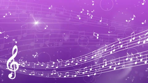 Abstract music background with notes Stock Footage 107577313