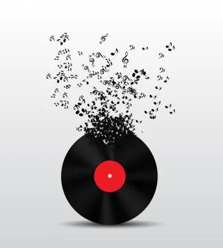 Abstract Music Background Vector Illustration for Your Design Stock Illustration