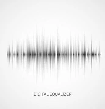 Abstract music equalizer Stock Illustration