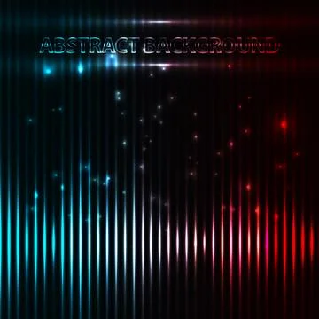 Abstract music equalizer. Illustrazione stock
