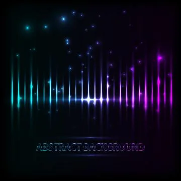 Abstract music equalizer. Stock Illustration