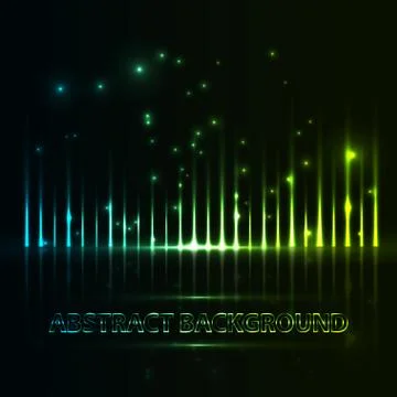 Abstract music equalizer. Stock Illustration