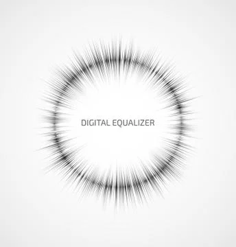 Abstract music equalizer Stock Illustration