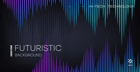 Abstract music equalizer. Peak equalizer on black background. Sound wave. 스톡 일러스트