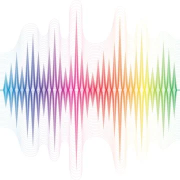 Abstract music equalizer. Vector Stock Illustration