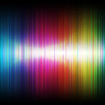 Abstract music equalizer. Vector Stock Illustration