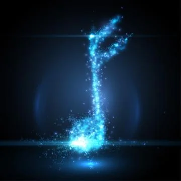 Abstract music note background. Vector illustration. Stock Illustration