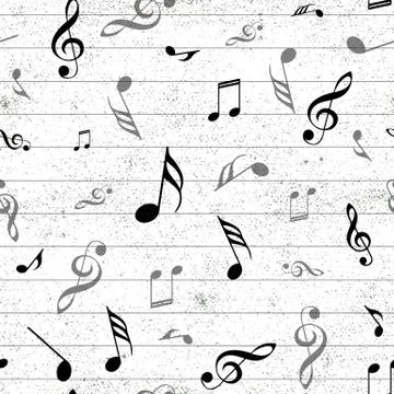 Abstract music seamless pattern background vector illustration for your desig Stockillustratie