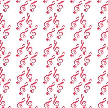 Abstract music seamless pattern background vector illustration for your desig Stock Illustration