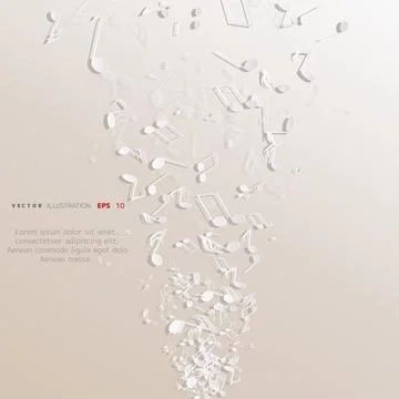 Abstract musical background Illustrazione stock