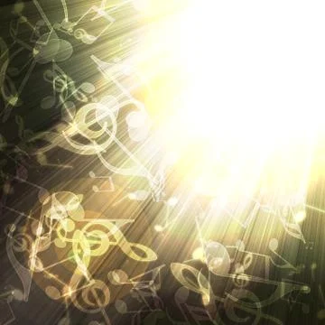 Abstract musical background Stock Photos