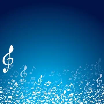 Abstract musical background, Vector illustration Stock Illustration