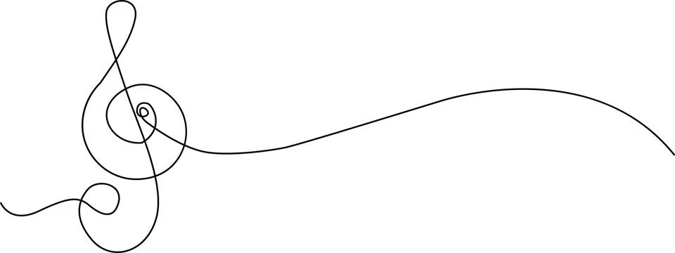 Abstract musical note Vector 스톡 일러스트