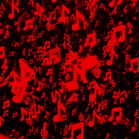 Abstract Musical Notes Particle Explosion and Glowing Neon Green Liquid Motion Stock Footage 337417792