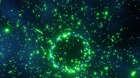 Abstract mystical crystal ball background Stock Footage 169770616