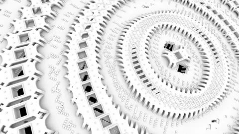 Abstract nano micro machine 库存影片 157757819