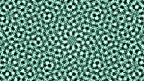 Abstract Nanoscale Pattern, Atomic Structure, Material Science, Microscopic.. Stock Footage 332584402