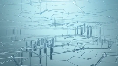 Abstract Nanotech Background Stock Footage 81645390