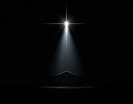 Abstract Nativity Scene Stock Illustration