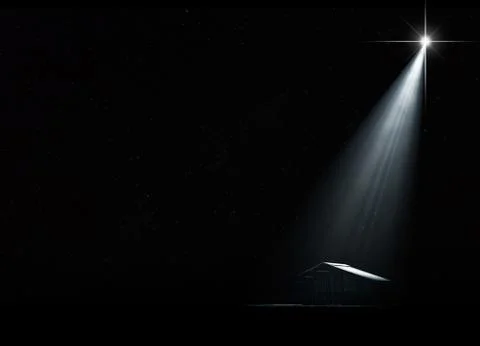 Abstract Nativity Scene Stock Illustration