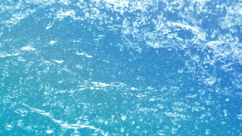 Abstract Natural Full-Frame Floating Hydrogen Energy Gas Bubbles Loop Backg.. Stock Footage 234932031