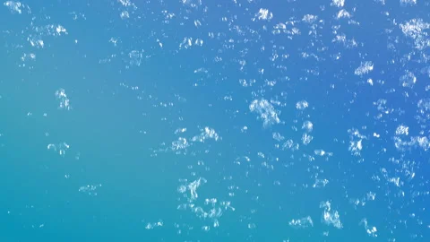 Abstract Natural Full-Frame Rising Hydrogen Energy Gas Bubbles Loop Backgroun Stock Footage 234931710