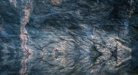 Abstract natural pattern background of a veined cliff Stock Photos