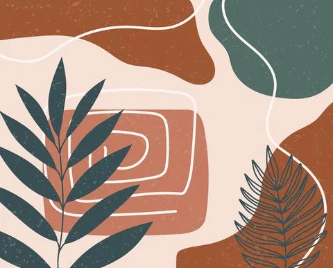 Abstract nature art vector background. Stock Illustration