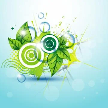 Abstract nature background Stock Illustration