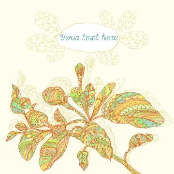 Abstract nature background Stock Illustration