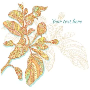 Abstract nature background Illustrazione stock