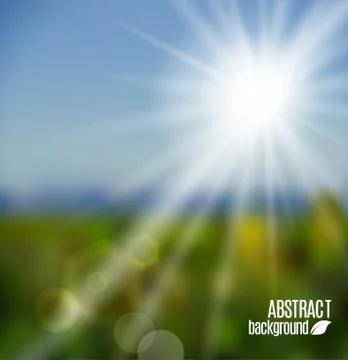 Abstract nature background Stock Illustration