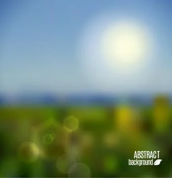 Abstract nature background Stock Illustration