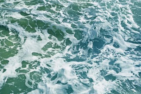 Abstract nature background. Ocean waves close-up Stock Photos