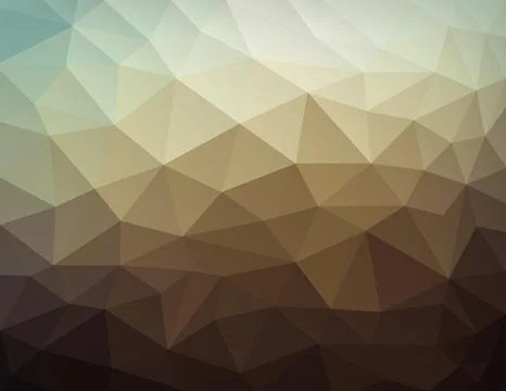 Abstract Nature Geometric Triangular Low Poly Background, Vector Illustration 스톡 일러스트