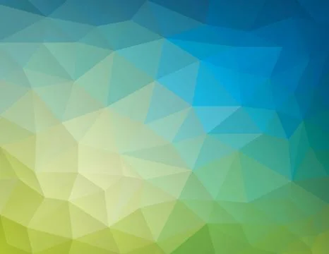 Abstract Nature Geometric Triangular Low Poly Background, Vector Illustration Illustrazione stock