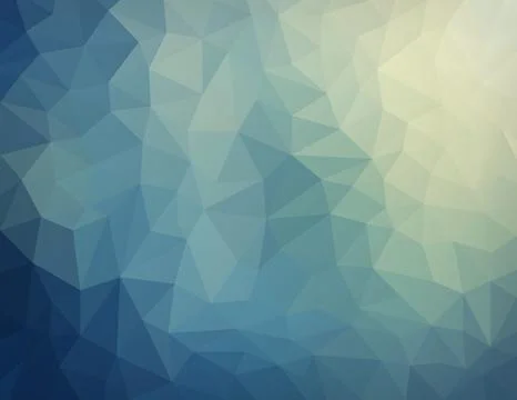 Abstract Nature Geometric Triangular Low Poly Background, Vector Illustration 스톡 일러스트