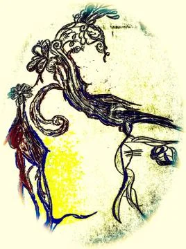 Abstract nature Stock Illustration