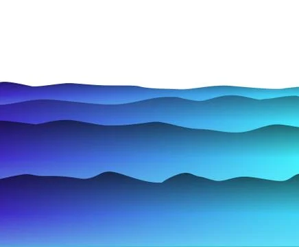 Abstract nature landscape backdrop. Soft and smooth. Stock Illustration