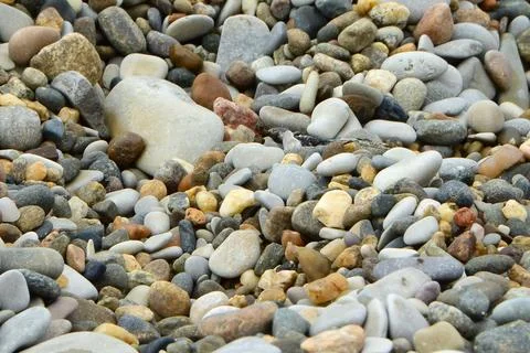 Abstract nature pebbles background. Texture of blue pebbles. Stone backgrou.. Stock Photos